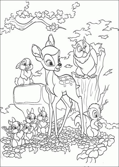 Bambi - Bambi - kolorowanka 63.GIF