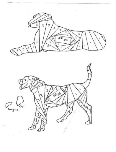 Iris folding szablony - Dogs.jpg