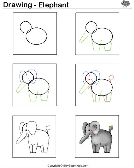 Nauka rysowania - elephant.gif