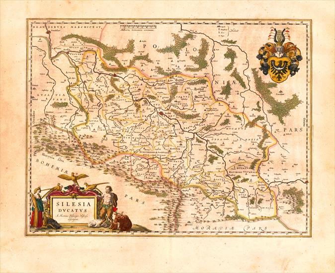 STARE mapy Polski - 1645 Blaeu_Silesia_Dvcatvs1645.jpg