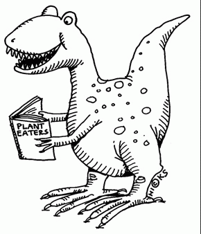 Dinozaury - Dinozaury - kolorowanka 237.GIF