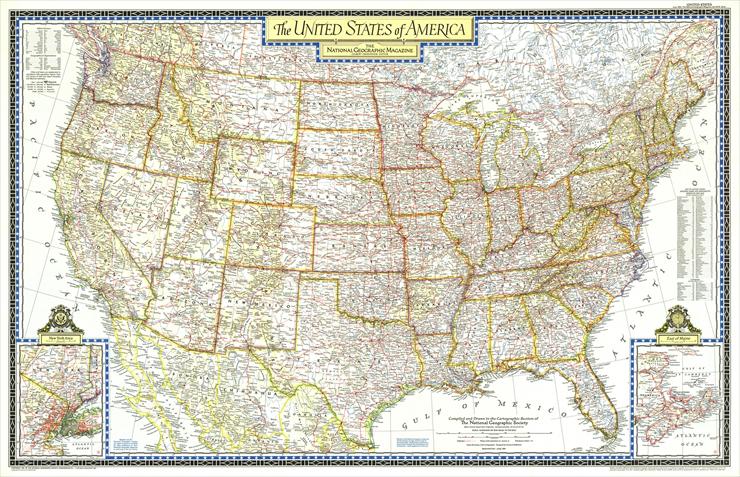 Ameryka - USA - The United States 1951.jpg